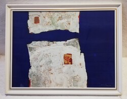 MICSKA ZOLTÁN (1949-2017)  UKRÁN ZSINAGÓGÁG EMLÉKÉRE 2001 (60x80cm.)