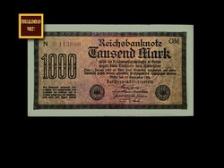 1000 MÁRKA - NÉMETORSZÁG - Weimari Köztársaság- 1922 - Olvass!