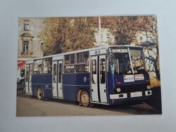 A BKV Rt. IKARUS 260 típusú autóbusza Bp. Baross téren, 2002. nov. 11-én-színes postatiszta képeslap