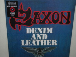 SAXON DENIM AND LEATHER Vinyl LP ÚJ gyári bontatlan