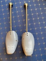Régi,fém,rugós kaptafa,sámfa pár. Jó állapotban. Berke schuhe Krems'D  Mattersburg felírattal.