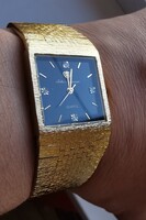 Impozáns RITKA Jules Jürgensen 25mm Aranyozott Férfi quartz Karóra DOBOZÁVAL 1960 évek  180-200mm