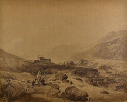 Kelety Gusztáv (1834-1902): PECÁSOK ZUHATAGNÁL