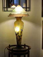 Huge glass table lamp (galle' tip)