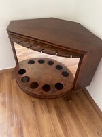 Retro sarok szekrény bárpulttal