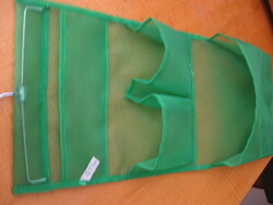 Zsebes , akasztható zöld nylon háló