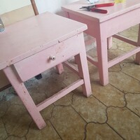 Retro stílusú fiókos hokedli eladó!