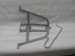 Retro alumínium mosdó állvány törölközőtartóval