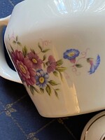Hollóháza porcelán kiöntő,kávékiöntő-hajnalka mintás dekorral.Sérülésmentes állapotban215 jelzéssel