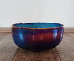 Antik Zsolnay körpecsétes eozin kaspó