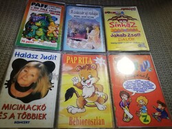 3 db mese és zenei kazetta gyerekeknek