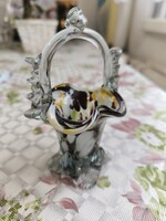 Üveg kosár mini  eladó!  13 cm