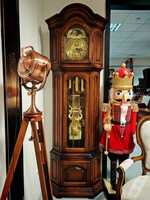 Unique, Beautiful Westminster Standing Clock with Three Heavy Weights, Quarter-Hour Chiming, and Elegant Design