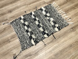 KILIM (KELIM) - MAROKKÓI Berber kézi szövésű gyapjú szőnyeg, 62 x 108 cm