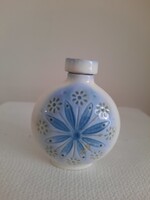 Aquincum aqua porcelán sószóró – kék virágmintás, 1960–70-es évek