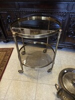 Réz retro mid century zsúrkocsi zsúrasztal