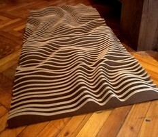 3d luxus falpanel hullámos fal panel dekoráció akusztik fal