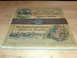 Milleneumi  kiállítás  nevezetességeinek fényképgyűjteménye.  Eredeti füzetek 1896.- ból