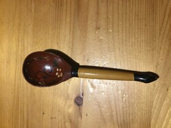 Díszkanál - orosz, kézműves, lakkozott ,festett fa , népi motívumokkal