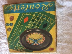 Nagyon régi rulett, Roulette játék, zsetonok nélkül!