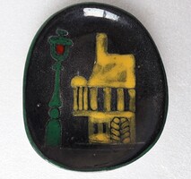 Pál Ferenc kerámia falitányér, falitál