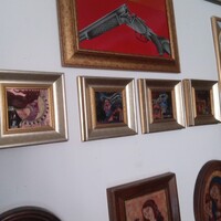 VÁGÓ ISTVÁN: a "NÉGY ŐSELEM"-TŰZZOMÁNC KÉPEK!