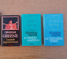 Graham Greene könyvcsomag - A csendes amerikai / Az Isztambuli vonat / Utazások nagynénémmel