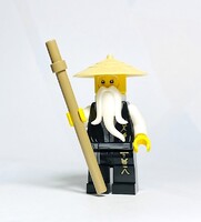 Wu mester EREDETI LEGO minifigura - NINJAGO 71702 Arany mech - Sensei Wu - Új