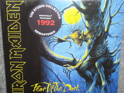 IRON MAIDEN FEAR OF THE DARK CD ÚJ gyári bontatlan -1992 REMASTERED DIGIPACK-