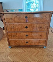Biedermeier írókomód kőrisfából