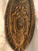 FOGANTYÚ - ALKUKÉPES - SÁRGARÉZ - ANTIK - TÖMÖR - 14 x 6 cm - KILINCS - 7,5 x 2,5 - HIBÁTLAN