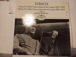 Bach lp hanglemez Yehudi Menuhin