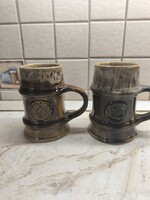 Zsolnay porcelain beer mug for sale! Set of 2