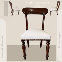 Biedermeier stílusú karszék – elegáns, felújított állapotban
