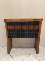 Egyedi lexikon, könyv konzol asztal, lerakó asztal