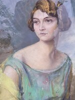 Art Deco portré 1929 Halasi Horváth István