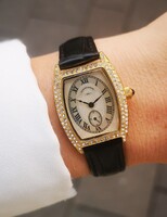 DoroChron elegáns tokozású női modern ékszeróra! ÚJ! Tiktakwatch szervizkártyával!