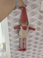 Karácsonyi dekoráció eladó! Posztó Manó  eladó! 50 cm