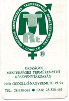Kártyanaptár: Gödöllő.