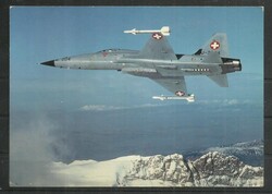 1981.- Svájc - A svájci légierő F-5E Tiger II -repülőgép - futott képeslap