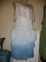 Selyem ruha "ég"színekkel