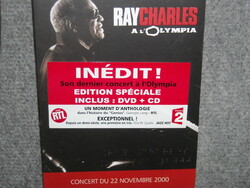 RAY CHARLES A L'OLYMPIA CONCERT 2000 DVD + CD ÚJ gyári bontatlan