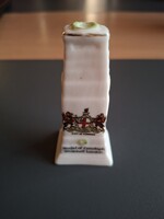 Antik Arcadian porcelán – Model of Cenotaph, Whitehall London (City of London címerrel)