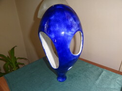 Retro Függő kaspó királykék színben