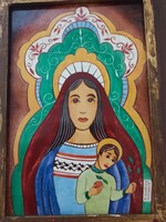Antik art Deco Madonna holeczy zomànckêp