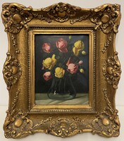 Garantáltan eredeti! Murin Vilmos (1891-1952) olaj, karton festmény hibátlan állapotban!