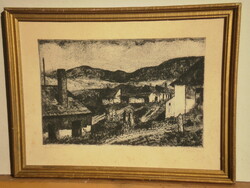 (N) Bencze László (1907-1992) : Faluszél