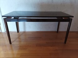 Mid Century lakkozott lengyel asztal