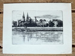 Szeged 12 db-os rézkarc mappa - nagyon ritka! Képcsarnokos kiadvány - Gacs, Stettner, Bojtos, Gyúró