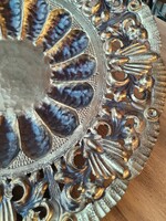 Óriás méretű,réz ,-asztali tál - gyarmati jelleggel